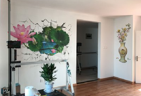 茂县墙体彩绘相比墙纸的优势。