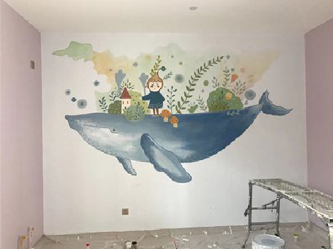 茂县手绘墙的特点及优势。